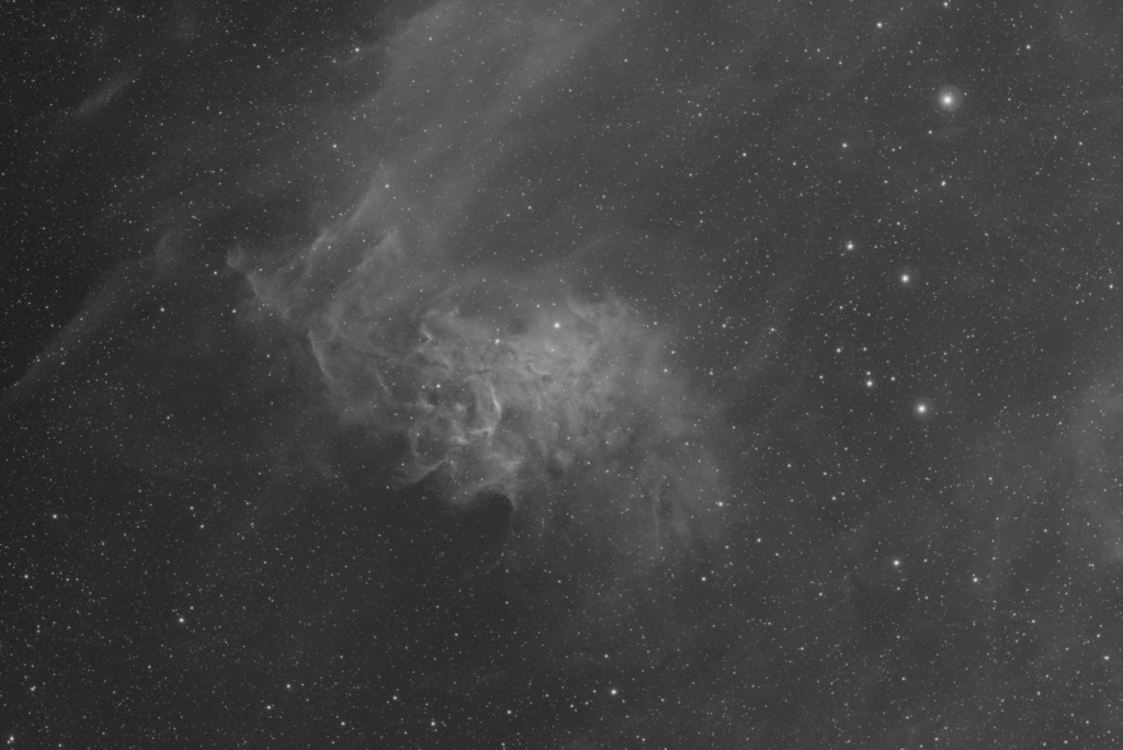 Flaming Star Nebula - IC405 in HA